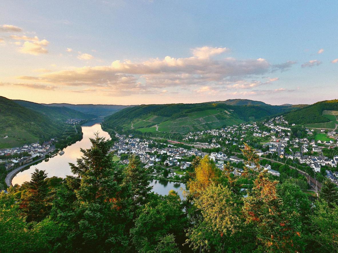 Der Aussichtsturm Prinzenkopf bietet einen herrlichen Blick über Bullay