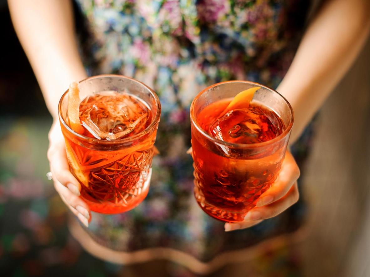 Bar Central has over 600 cocktails to choose from but the Negroni is always reliable