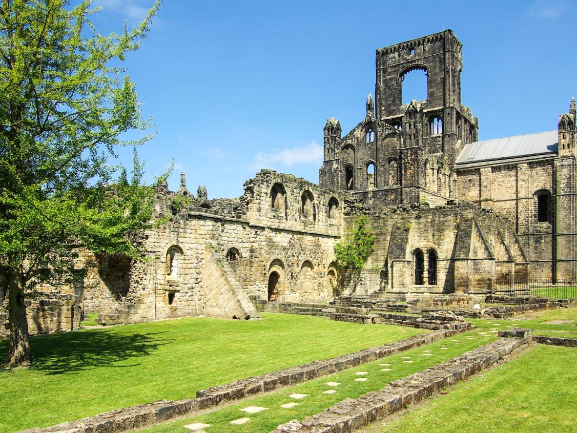 On sunny days, Kirkstall Abbey’s grounds are a lovely place for a walk