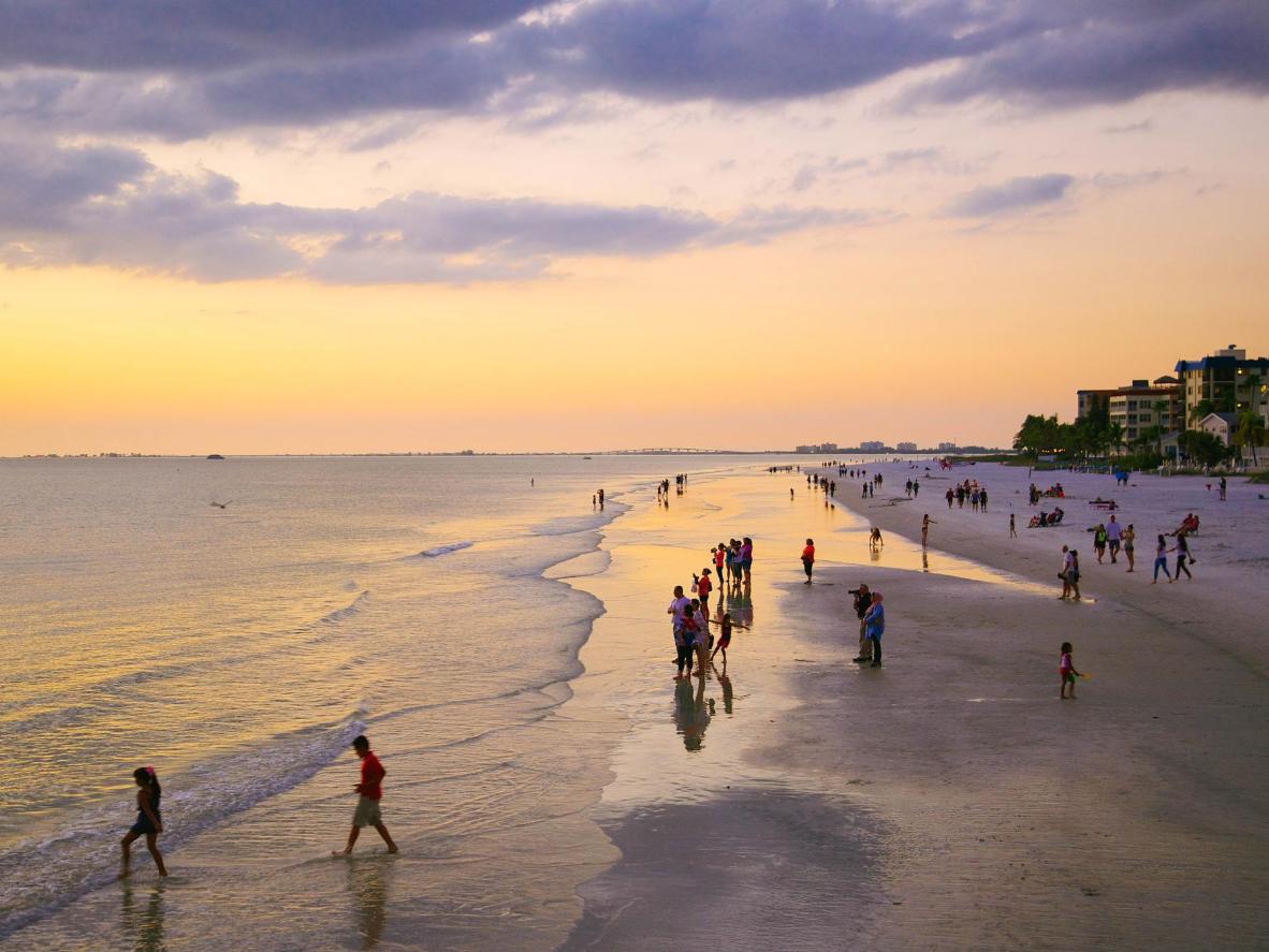 A swim and sunset cocktail is the Fort Myers way