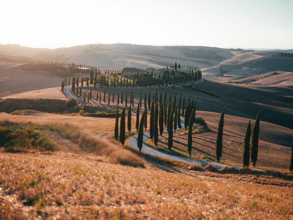 The Tuscan landscape