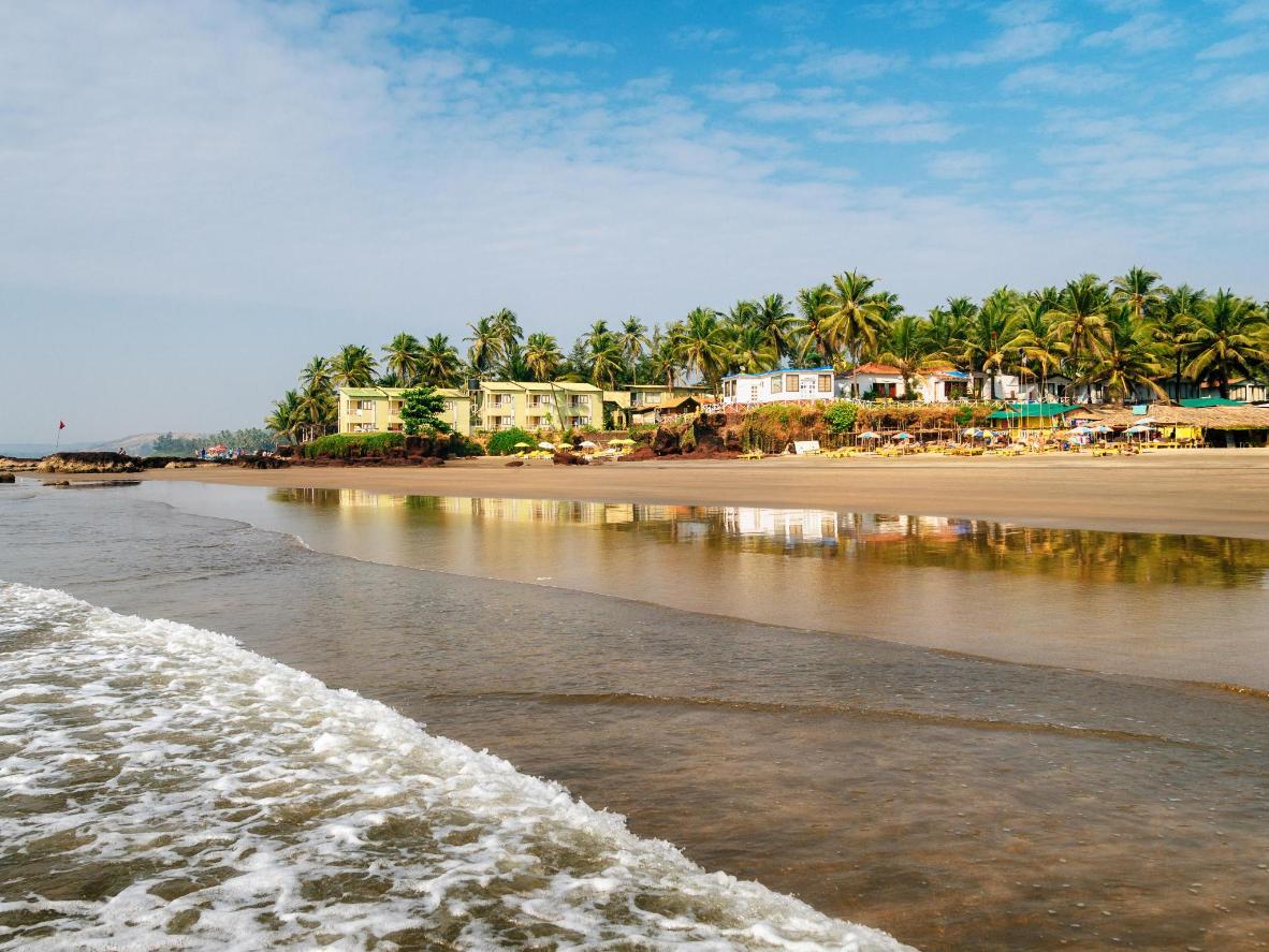Sunsets in Goa are best enjoyed from the shores of the Arabian Sea