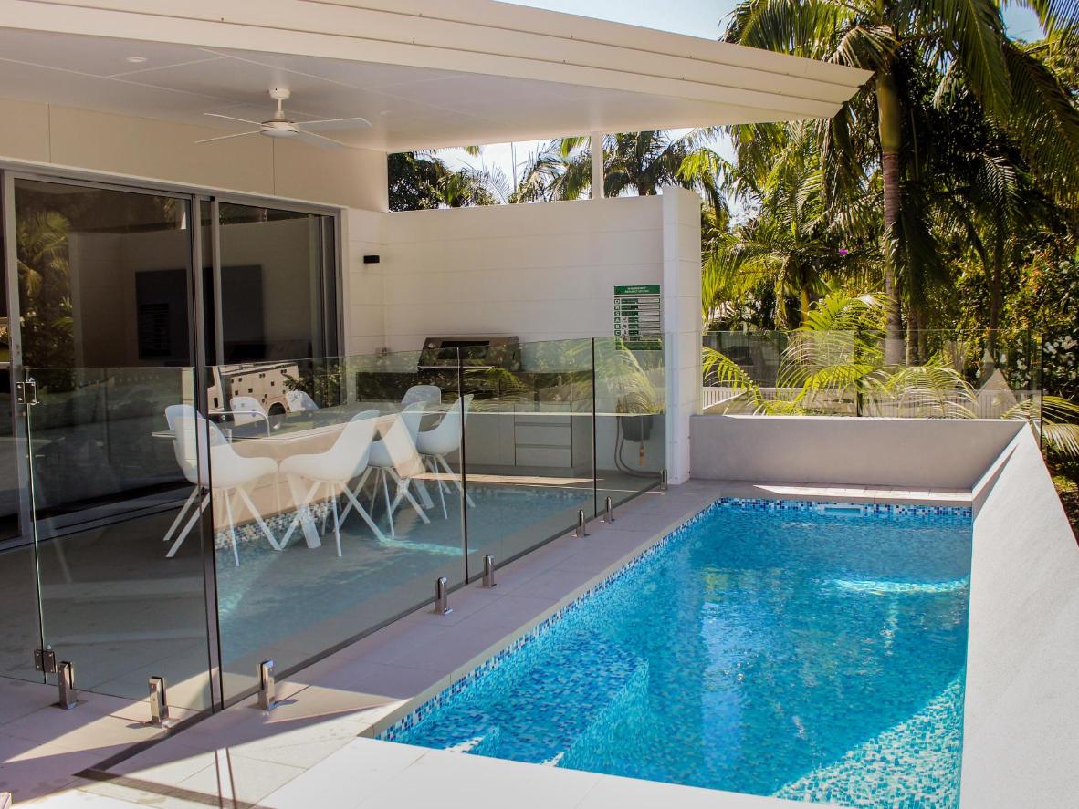 A beachfront villa, Byron Bay, New South Wales