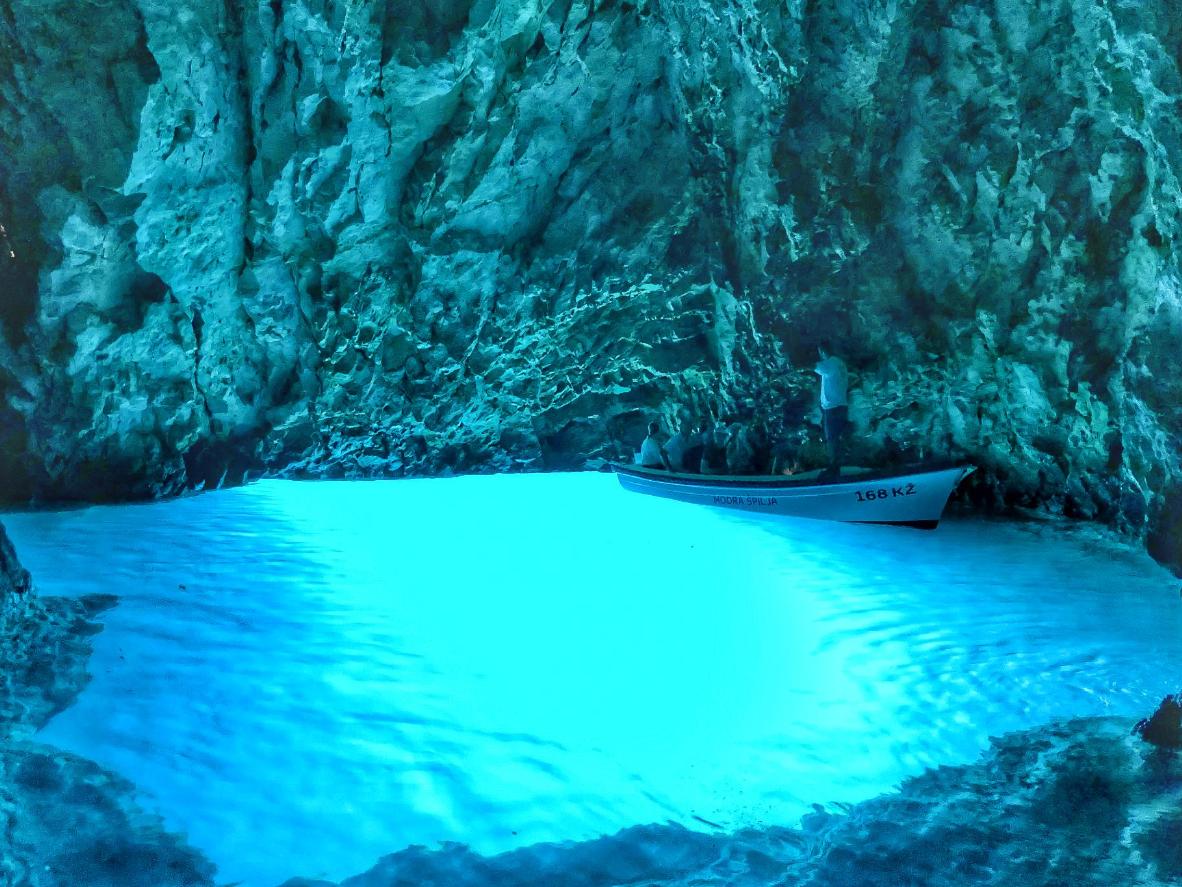 The otherworldly hues of the Blue Cave leave visitors spellbound