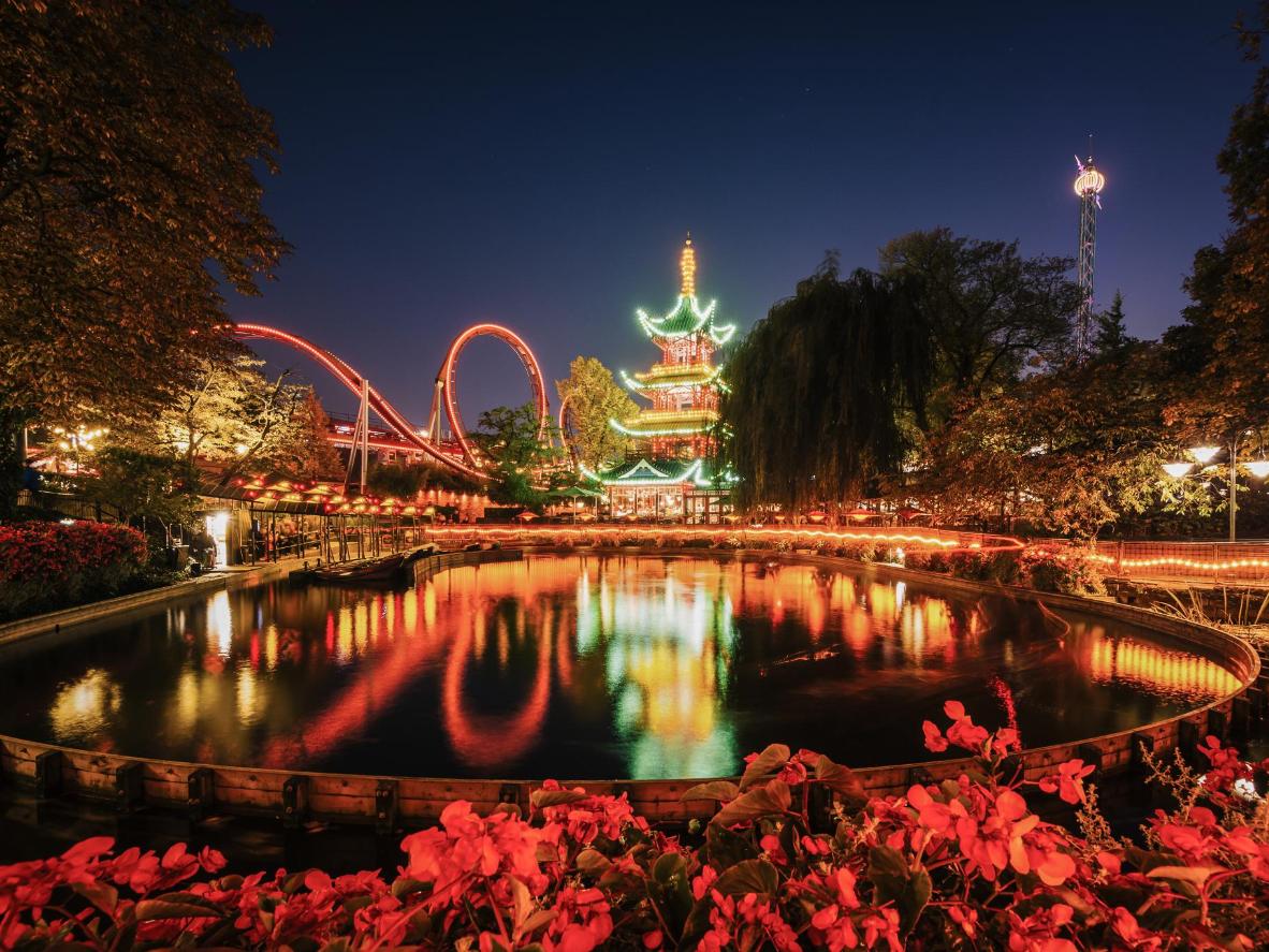 For post-match entertainment, head to historic amusement park, the Tivoli Gardens