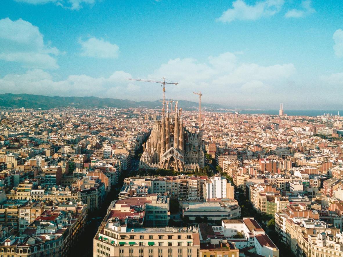 In Spain, a few euros should be sufficient as a tip