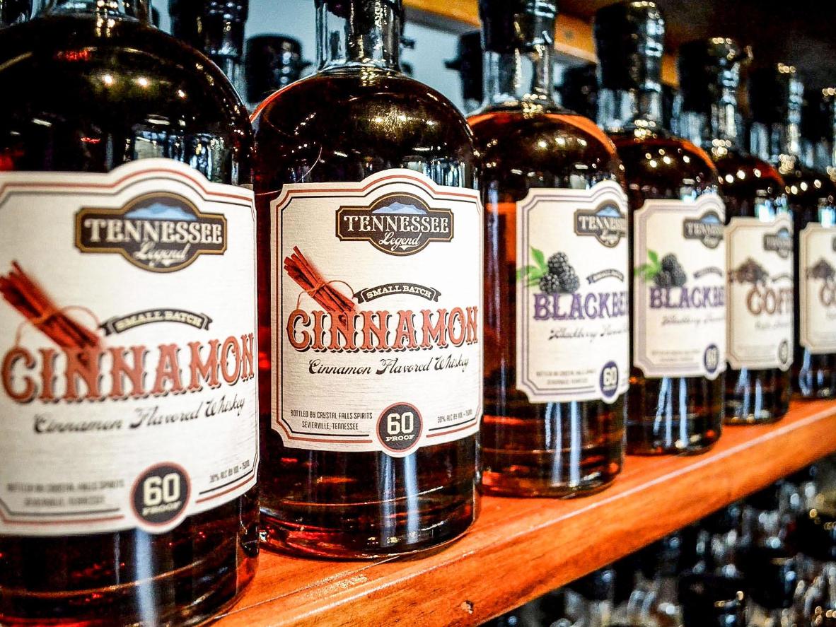 Tennessee Legend Distillery specializes in flavored whiskeys and smooth moonshine
