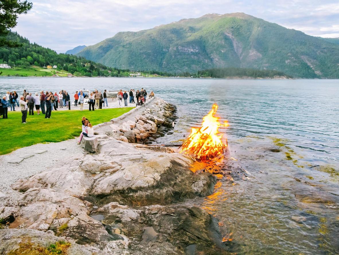 Light a bonfire and head out onto the water for the best views
