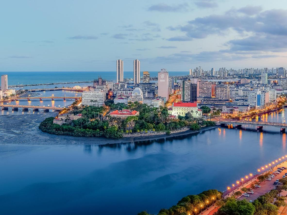 Dine on the waterfront in the coastal city of Recife