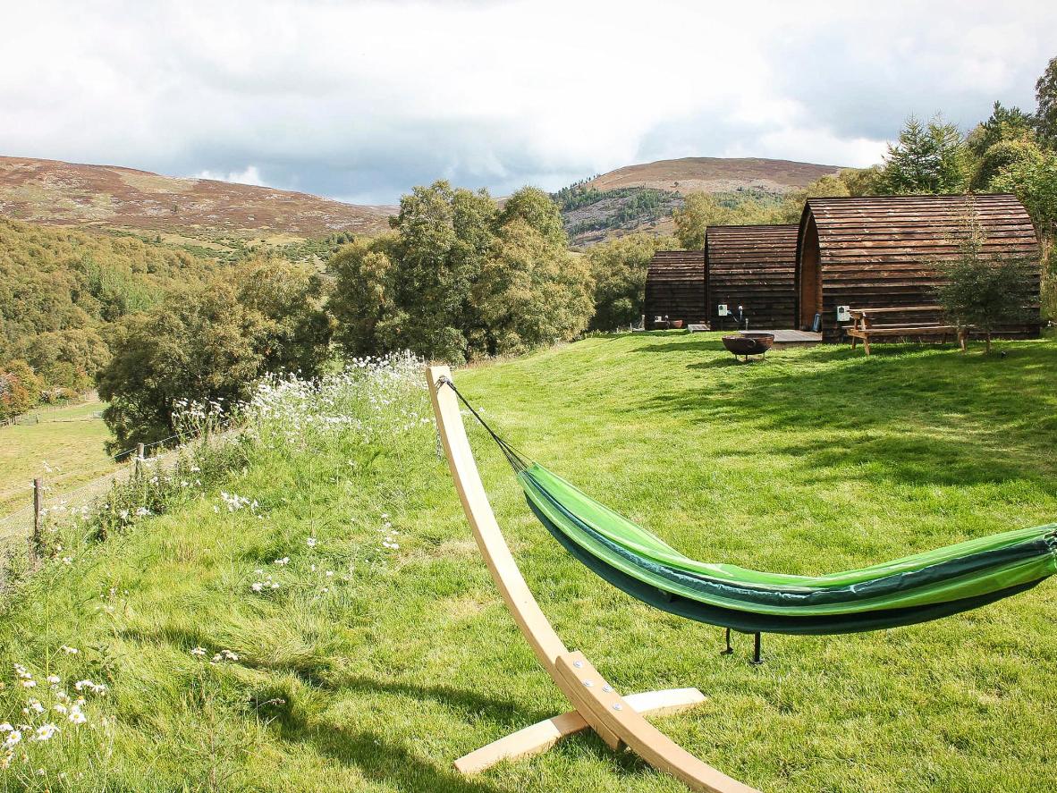 This tranquil campsite can be found in Scotland's moody Aberdeenshire hills